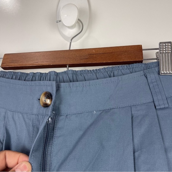 NEW Halara Mid Rise Casual Cotton Joggers Sea Fog Blue Women's Size Medium - Picture 6 of 9